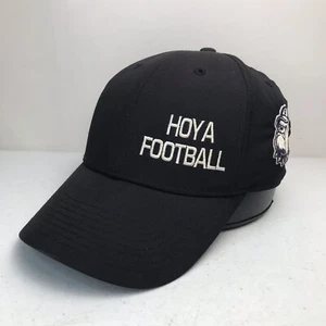 Hoyas “Hoya” Football Nike Adjustable Baseball Cap Hat Black - Picture 1 of 8