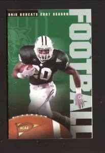 Ohio Bobcats--Horario de bolsillo de fútbol americano 2001--Pepsi - Imagen 1 de 2