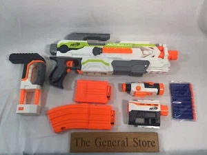Nerf Modulus- Battery Powered Gun With Attachments And Ammo- Tested And Working - Picture 1 of 10