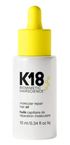 K18 Molecular Repair Hair Oil 0.34 oz 10 ml Repair damage Reduce Frizz
