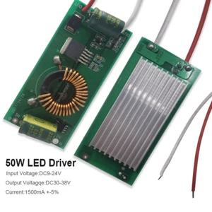 50W 12-24V 1.5A LED driver Constant Current DC12V to DC30-36V For 50w led lamp - Picture 1 of 5