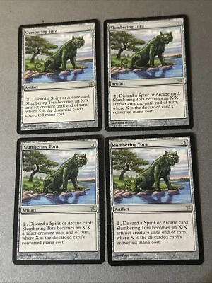 Slumbering Tora X4 Betrayers Of Kamigawa NM Condition See Pics Front/back - Image 1 of 4