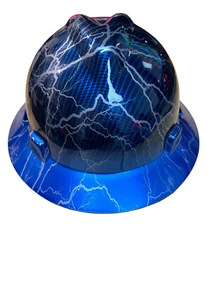 MSA Ala Completa Azul Kandy Fibra de Carbono con Ala Azul Lightning Hydro Dipped Foto 1 de 4