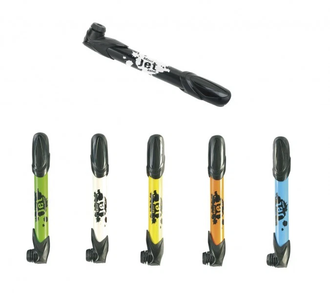 Zéfal Mini Jet Fahrrad-Miniluftpumpe AV/SV mit Halterung, versch. Farben - Bild 1 von 1