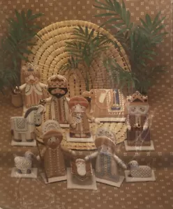 Set presepe vintage Daydreams Dick Martin kit ricamo crewello - Foto 1 di 11