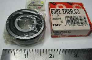 6302-2RSR-C3 FAG Lager 6302.2RSR.C3 - NOS IN BOX Menge 1 - Bild 1 von 1