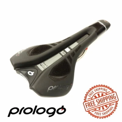 Sillín de bicicleta Prologo Nago EVO CPC Pas 278x141 mm rieles Ti-rox sillín duro negro Foto 1 de 4