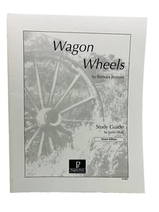 Wagon Wheels Study Guide by Leslie Clark Home Edition Progeny Press 1993 - Picture 1 of 5
