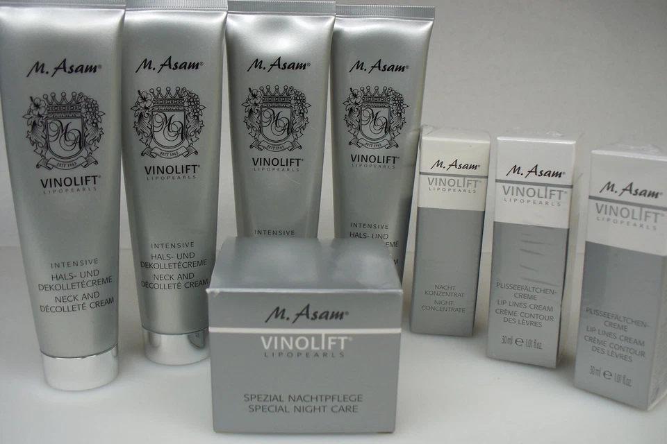 M. Asam Vinolift Lipopearls Intensive Neck and Decollete Cream 3.38 Oz Tube