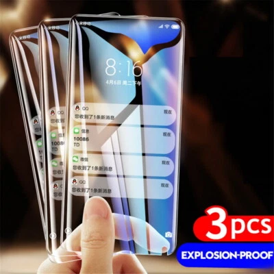 3 Pcs Tempered Glass For Xiaomi Redmi Note11 Poco M4 10 8 7 Screen Film Protect - Image 1 of 4