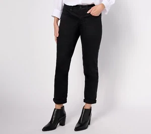 NYDJ Margot Girlfriend - Negro (Talla 0) a618014 - - Imagen 1 de 5