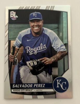 2023 Topps Big League - Silver Rainbow Foil #250 Salvador Perez - Image 1 of 2