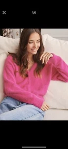 Super Cute Pink Cardigan Size Medium NWT - Picture 1 of 2