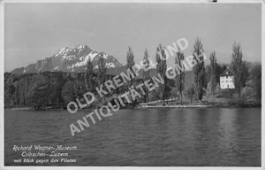 AK Postkarte Schweiz Richard Wagner Museum Tribschen - Luzern - gelaufen 1935 - Bild 1 von 2