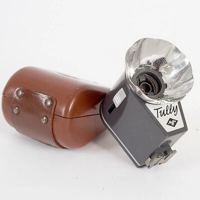 PISTOLA FLASH BOMBILLA ALEMANA AGFA TULLY DE COLECCIÓN con ESTUCHE #VF24 Foto 1 de 4