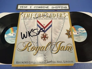 THE CRUSADERS with B.B. KING -Royal Jam - 1982 Jazz Blues Double LP VG+ VINYL - Picture 1 of 3