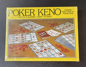 Poker Keno Complete With A Deck Of Playing Card The Family Poker-Bingo Game New - Picture 1 of 6