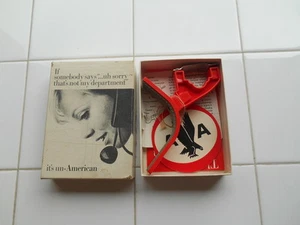 Vintage 1960s American Airlines Freight System Telephone Receiver Holder Solari - Picture 1 of 1