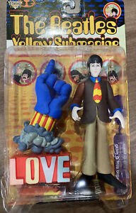 McFarlane Toys The Beatles Yellow Submarine PAUL Fig w/Glove & Love Base - C Des