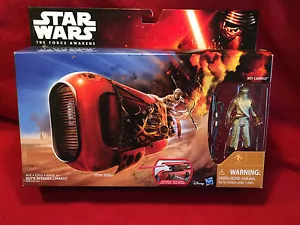 Star Wars The Force Awakes Ray’s Speeder Jakku Action Figure & Vehicle NEW MIB - Picture 1 of 3