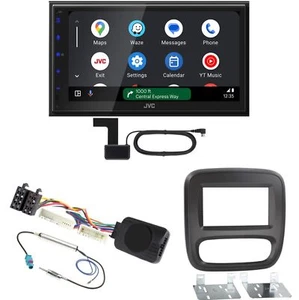 JVC KW-M695DBW Android Auto CarPlay Digitalradio Einbauset für Nissan NV300 - Bild 1 von 1