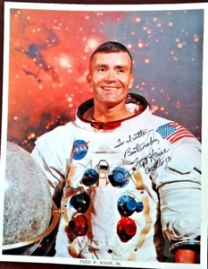 Apollo 13 ASTRONAUT FRED W. HAISE SIGNED 10" X 8" PHOTO - Picture 1 of 2