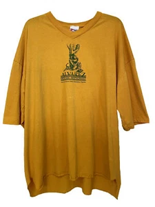 Vintage Eagle USA Graphic T-shirt Alvarez Mexican Restaurant Mens 3XL Long Tail - Picture 1 of 3