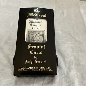 Medieval Luigi Scapini Tarot Cards Window Box 1985 Edition - Picture 1 of 6