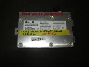 CHEVY IMPALA BLUETOOTH MODULE #22901476 *See item description* - Bild 1 von 2