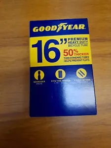Goodyear 16" 1.75"-2.125" Tubo Bicicleta Resistente PALANCAS 50% MÁS GRUESO Schrader - Imagen 1 de 1