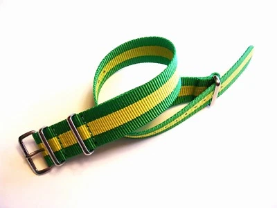NATO G10 ® 3 Stripe Classic nylon watch band Military RAF strap Bond IW SUISSE - Image 1 of 4