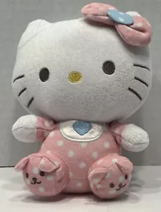 Juguete de peluche TY Baby Hello Kitty con pantuflas en los pies sonajeros/carillones - Imagen 1 de 17