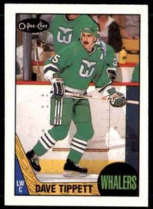 1987-88 O-Pee-Chee Dave Tippett Hartford Whalers #86