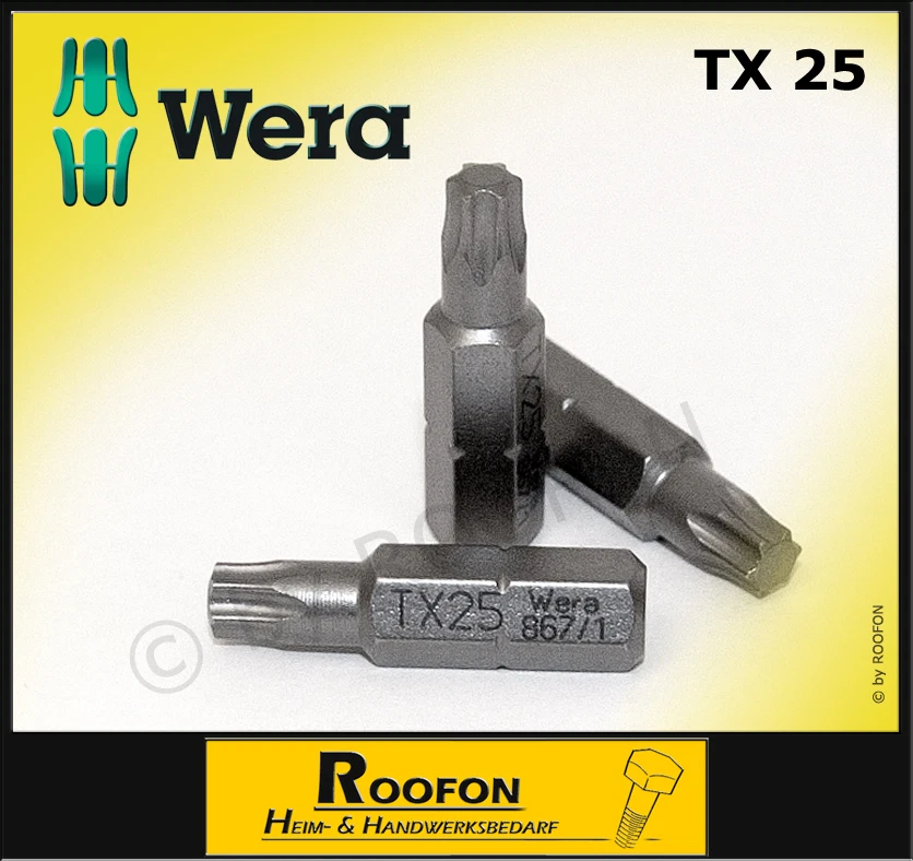 PAYA TOOLS Torx Bits Set T25 – 20 Stück, 25 Mm, S2 Stahl, Mit Aufbewahrungsbox