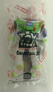 Disney Toy Story Burger King Talking Buzz 9.5" Figura Juguete Extremidades Suaves - ¡MIP! - Imagen 1 de 7