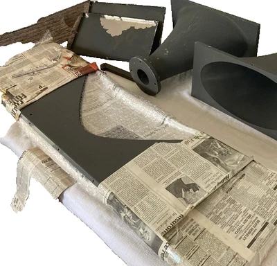 Par de lentes acústicas de placa inclinada JBL 2395 36" de ancho, SIN BOCINAS. Desmontado Foto 1 de 2