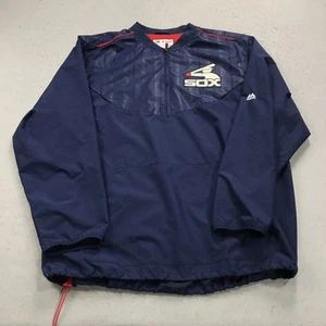 Chicago White Sox Jacke Herren XL blau rot Majestic Cool Base Retro 1/4 Zip MLB - Bild 1 von 8