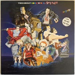 SEX PISTOLS GREAT ROCK AND ROLL SWINDLE VINYL LP VIRGIN UK 1980 PLUS RARE BOOK - Picture 1 of 13