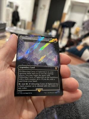 Lord Of The Rings NM Surge Foil Glittering Caves Of Aglarond - Gemstone Caverns - Image 1 of 2