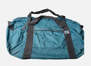 Vintage Eagle Creek Duffel Bag Large Green Straps Zip Pocket No Shoulder Strap - Picture 1 of 6