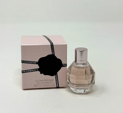 Viktor & Rolf Flowerbomb Eau De Parfum EDP Splash Perfume MINI 0.24 Oz 7mL NIB Foto 1 de 2