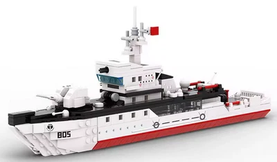 ¡Nuevo! ¡Juego de bloques de construcción de contramedidas para minas! Buque de guerra militar barco de la marina Foto 1 de 4