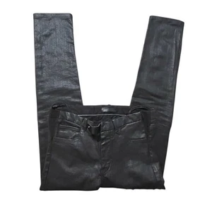 Costume National Homme Jeans Men Size 30x27.5 Skinny Wax Cotton Black Designer - Picture 1 of 10