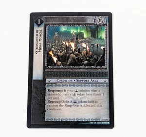 LOTR TCG CCG Return Of The King STRONGHOLD OF MINAS MORGUL Rare 7R206 G/MP - Picture 1 of 2