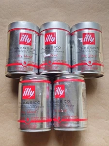 (5 x 8.8oz) Illy Whole Bean Coffee Classico Medium Roasted Coffee Beans - 6/2024 - Picture 1 of 4