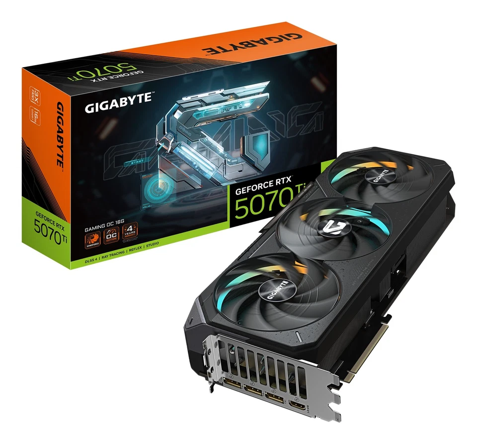 GIGABYTE GeForce RTX 5070 Ti GAMING OC 16G Scheda Grafica - 16GB GDDR7, 256 bit, - Immagine 1 di 1