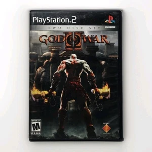 God of War II (Sony PlayStation 2, 2007) PS2 Two Disc Set CIB Black Label - Picture 1 of 3