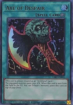 YuGiOh Axe of Despair LART-EN051 Ultra Rare Englisch NM unl. - Bild 1 von 2