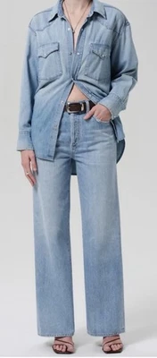 Citizens of Humanity Annina Jeans in Light Wash Size 26 Relaxed Straight Leg - Image 1 of 4