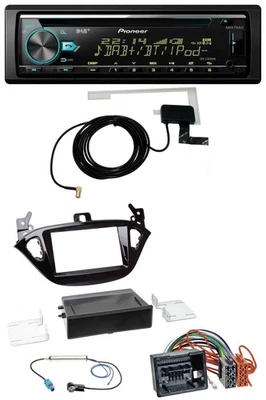 Pioneer MP3 AUX CD USB DAB Autoradio für Opel Adam ab 13 Corsa E ab 15 Ablage - Bild 1 von 4